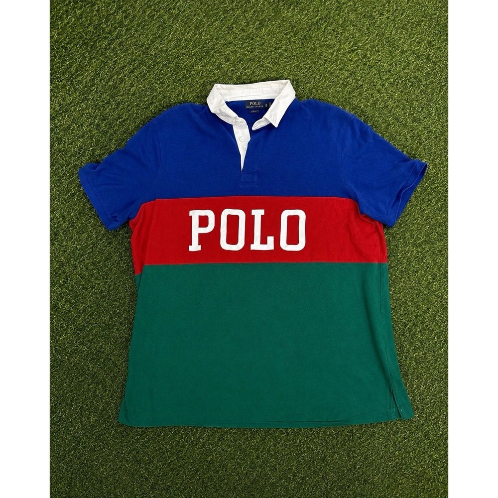 Polo Ralph Lauren Men's Shirt XL‎ Casual Color Block Excellent Classic Fit